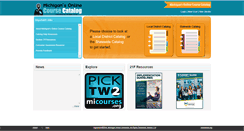 Desktop Screenshot of micourses.org